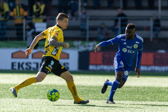 Sundsvalls Maic Sema och Elfsborgs Samuel Holmén