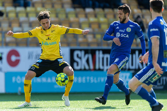 Elfsborgs Jonathan Levi och Sundsvalls Juan Jose Ciercoles