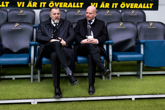 s sportchef Björn Wesström och scout Tobias Ackerman