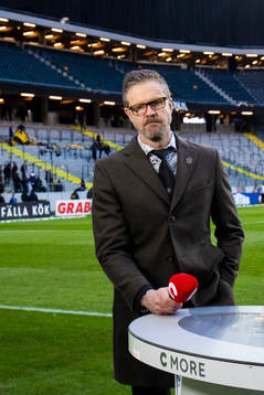 s tränare Rikard Norling i Cmores TV-studio