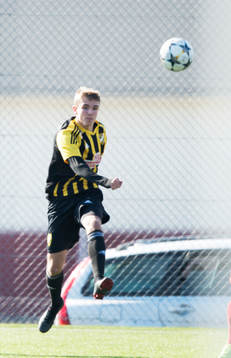 IFK Hässleholms Elliot Nilsson i matchen i