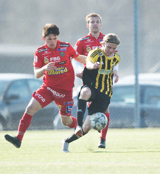 IFK Hässleholms Isak Holmberg i matchen i