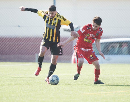 i matchen i juniorallsvenskan division 1 mellan IFK