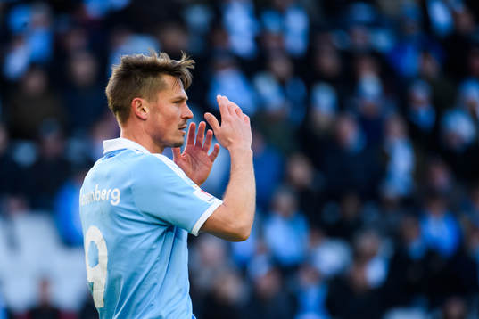 Malmö FFs Markus Rosenberg deppar