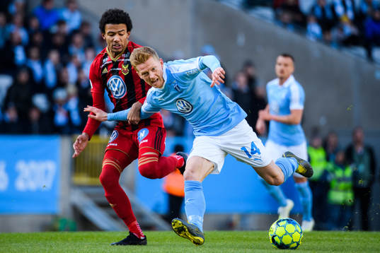 Östersunds Jerell Anthony Sellars och Malmö FFs Anders