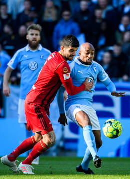 Östersunds Rewan Amin och Malmö FFs Fouad Bachirou