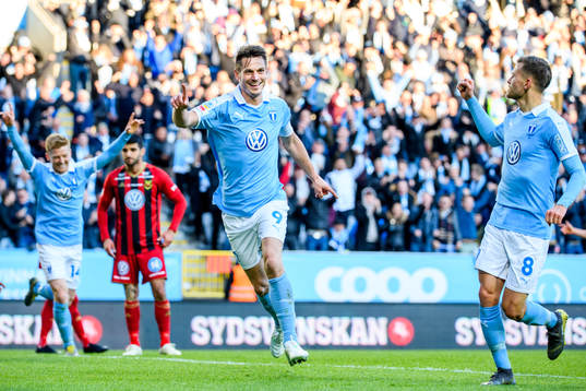 Malmö FFs Markus Rosenberg jublar