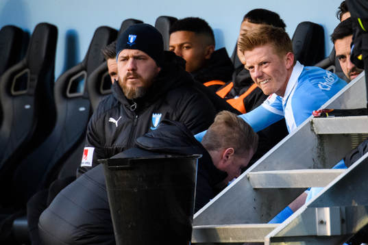 Malmö FFs Anders Christiansen med skada