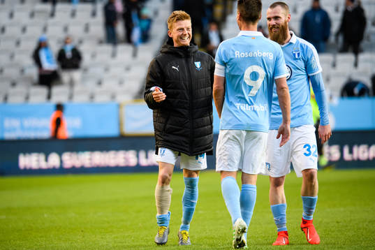 Malmö FFs Anders Christiansen och Jo Inge Berget