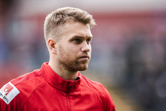 Brommapojkarnas målvakt Rasmus Emanuelsson