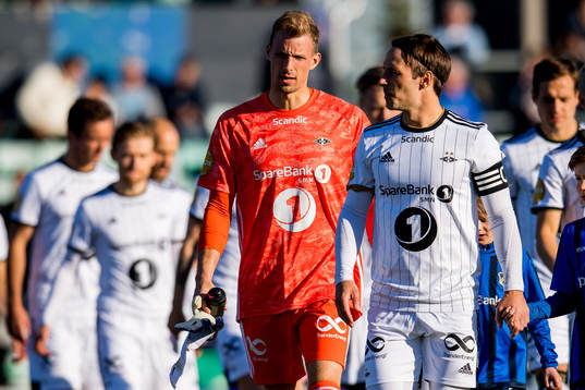 Goalkeeper André Hansen of Rosenborg