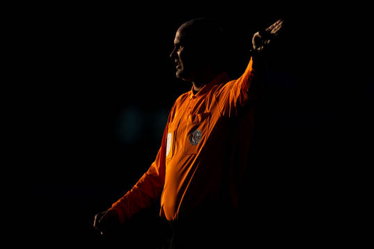 Referee Trond Ivar Døvle