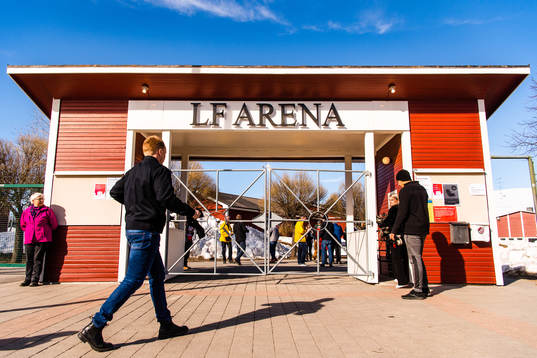 Ingången till LF Arena