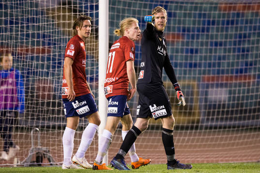 Örgrytes Danny Ervik, Gustav Ludwigson och målvakt