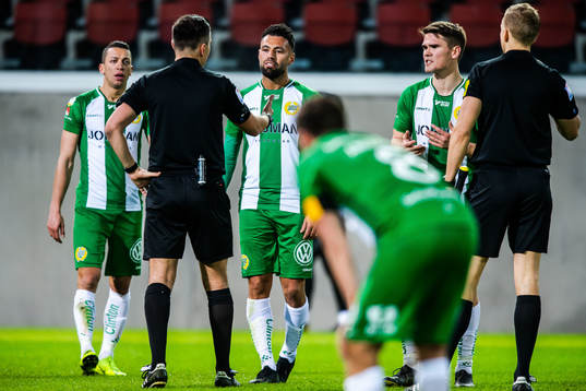 Hammarbys Nikola Djurdjic, Imad Khalili och Vidar Örn