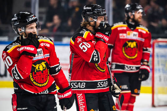 Luleås Einar Emanuelsson och Daniel Sondell deppar