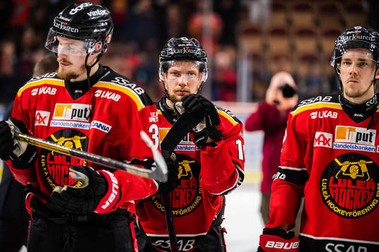 Luleås spelare deppar
