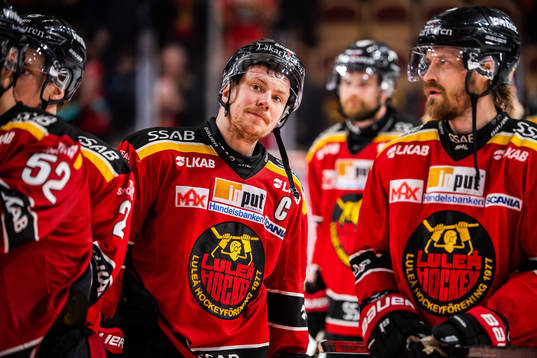 Luleås spelare deppar