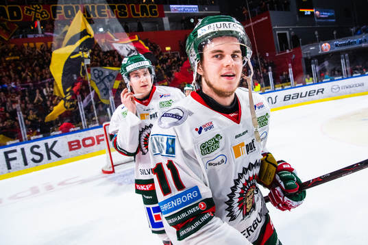 Frölundas Samuel Fagemo jublar
