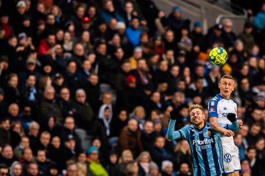 Djurgårdens Fredrik Ulvestad och IFK Göteborgs Carl