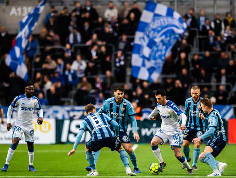 IFK Göteborgs Victor Wernersson och Giorgi Kharaishvili