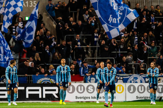 Djurgårdens spelare deppar