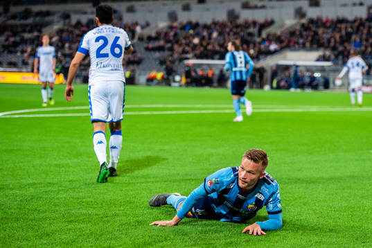 Djurgårdens Nicklas Bärkroth deppar
