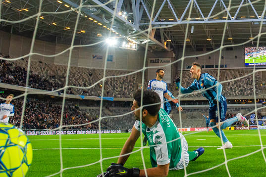 Djurgårdens Fredrik Ulvestad jublar