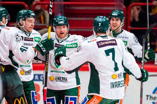 Färjestads Marcus Nilsson jublar