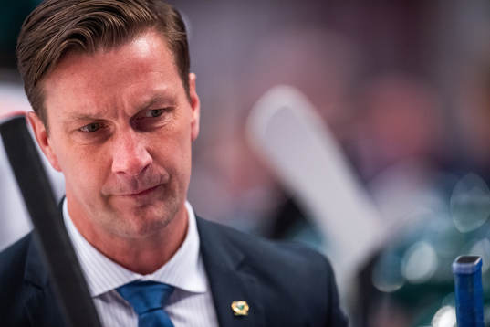 Färjestads tränare Johan Pennerborn