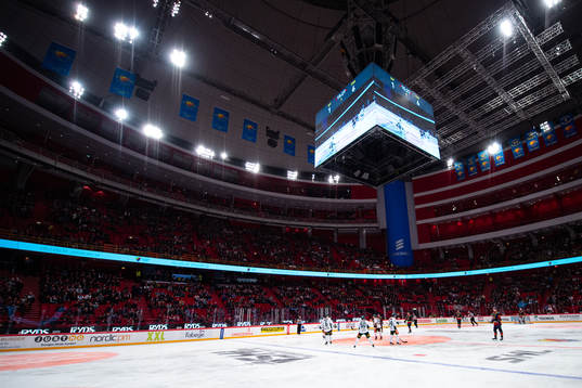 Generell vy i Globen
