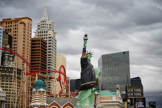 A Vegas Golden Knights jersey is seen
