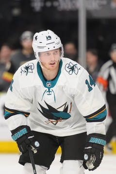 Gustav Nyquist of San Jose Sharks