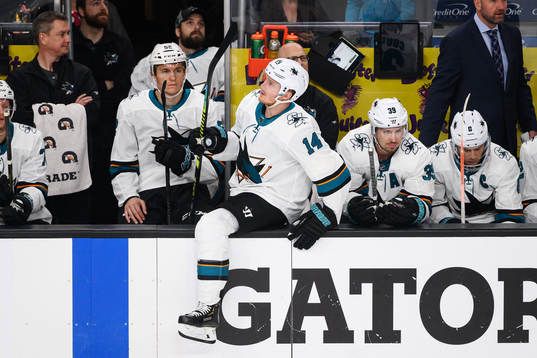 Gustav Nyquist of San Jose Sharks