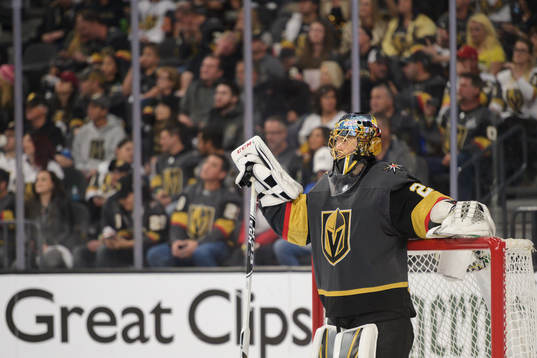 Marc-Andre Fleury of Vegas Golden Knights