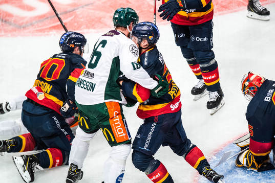 Färjestads Alexander Johansson och Djurgårdens Jesper