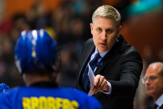Sveriges förbundskapten Martin Dahlin