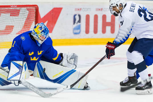 Sveriges målvakt Hugo Alnefelt