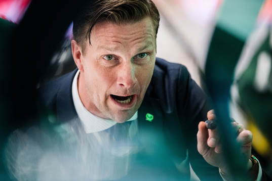 Färjestads tränare Johan Pennerborn