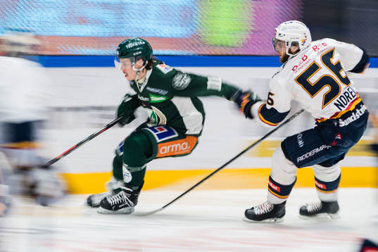 Färjestads Joakim Nygård och Djurgårdens Robin Norell