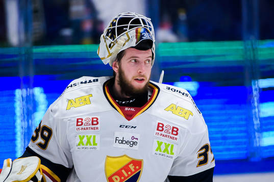 Djurgårdens målvakt Adam Reideborn