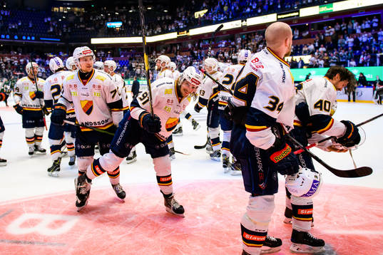 Djurgårdens spelare jublar