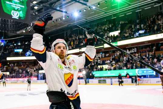 Djurgårdens Daniel Brodin jublar
