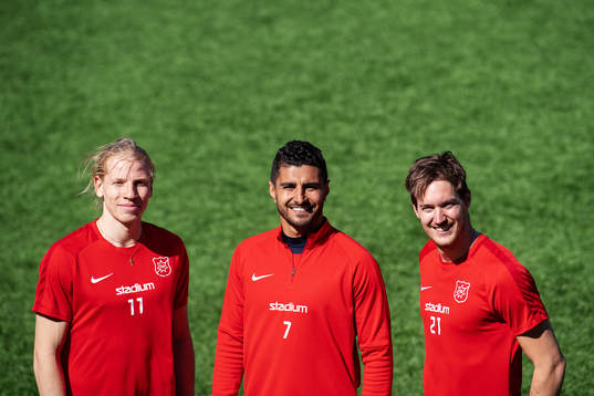 Gustav Ludwigson, Ailton Almeida och Victor Sköld