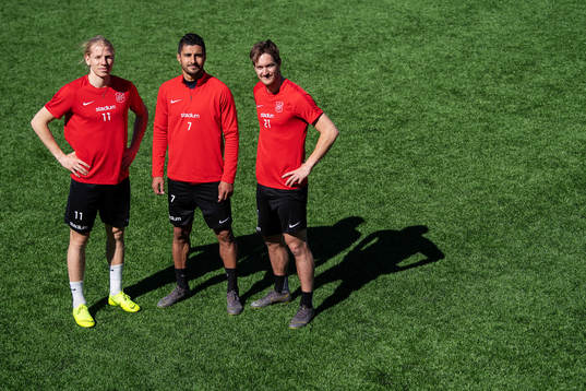 Gustav Ludwigson, Ailton Almeida och Victor Sköld