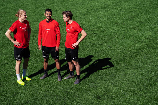 Gustav Ludwigson, Ailton Almeida och Victor Sköld