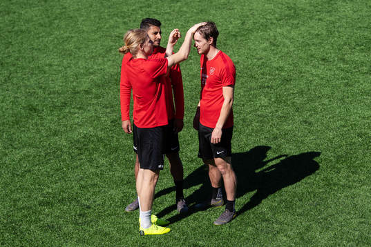 Gustav Ludwigson, Ailton Almeida och Victor Sköld