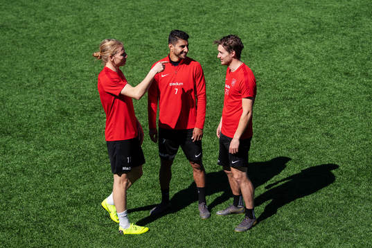 Gustav Ludwigson, Ailton Almeida och Victor Sköld