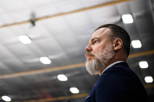 Head coach Rikard Grönborg of Sweden