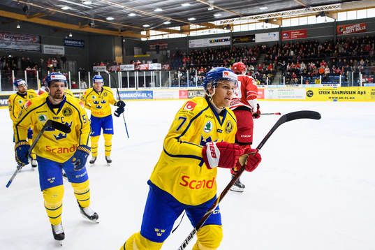 Anton Wedin of Sweden celebrates